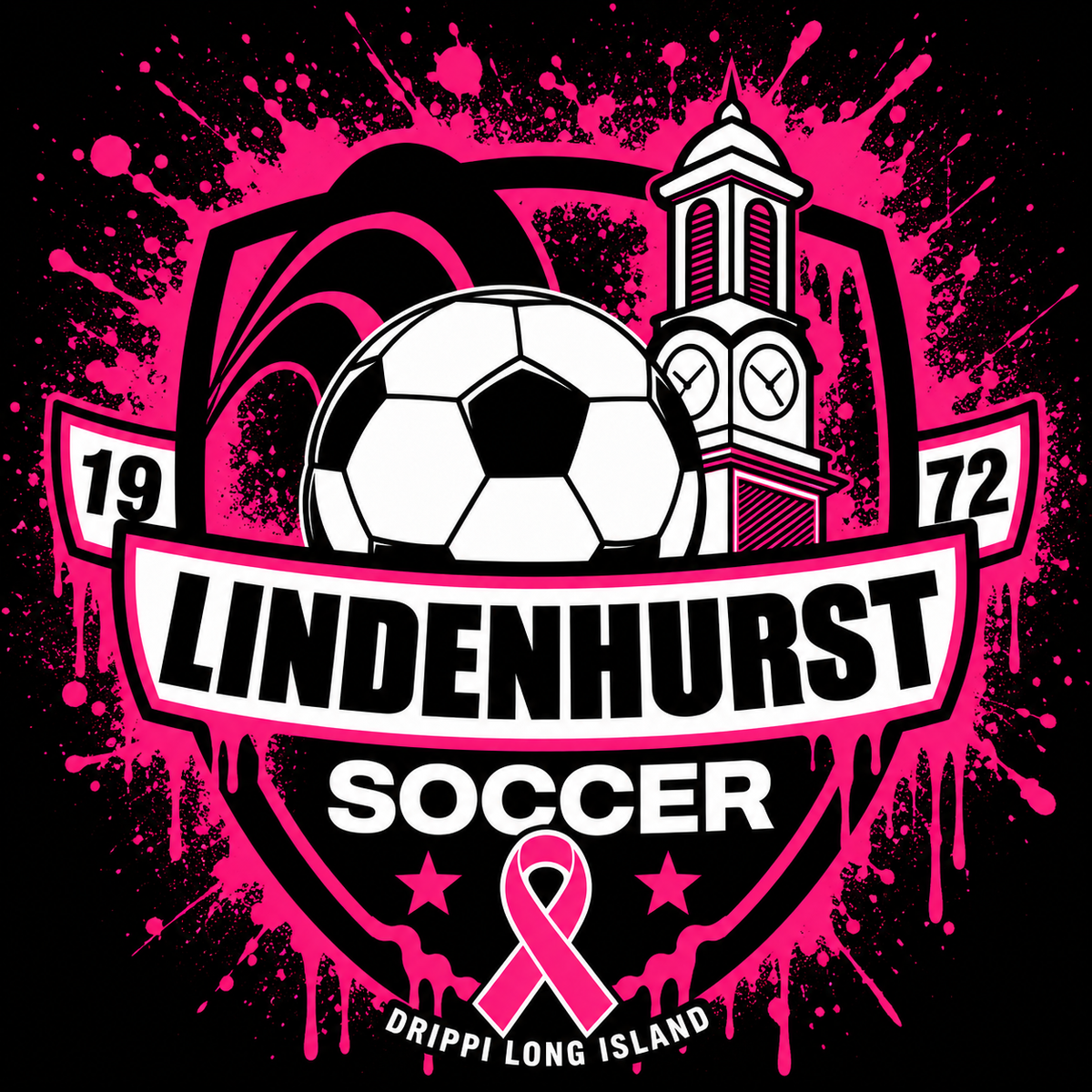 Lindenhurst Soccer Stickers/Magnets