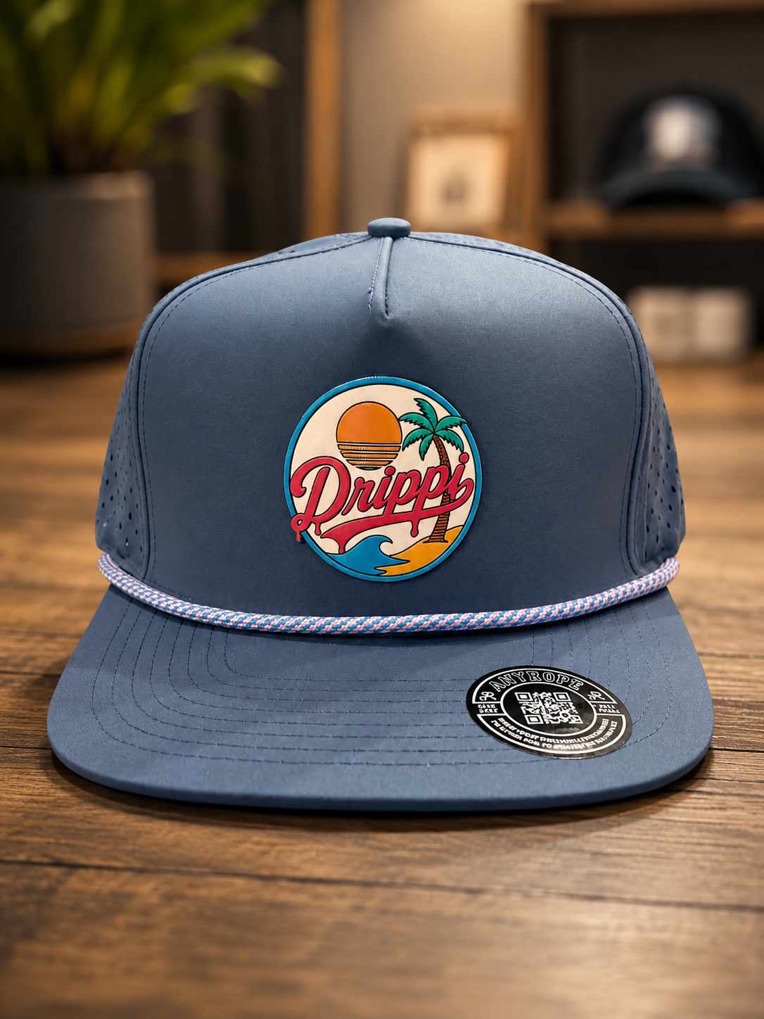 Coastal Drip Patch Hat