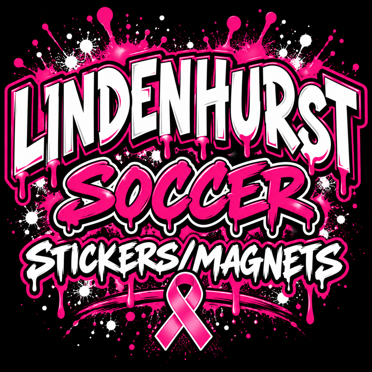 Lindenhurst Soccer Stickers/Magnets
