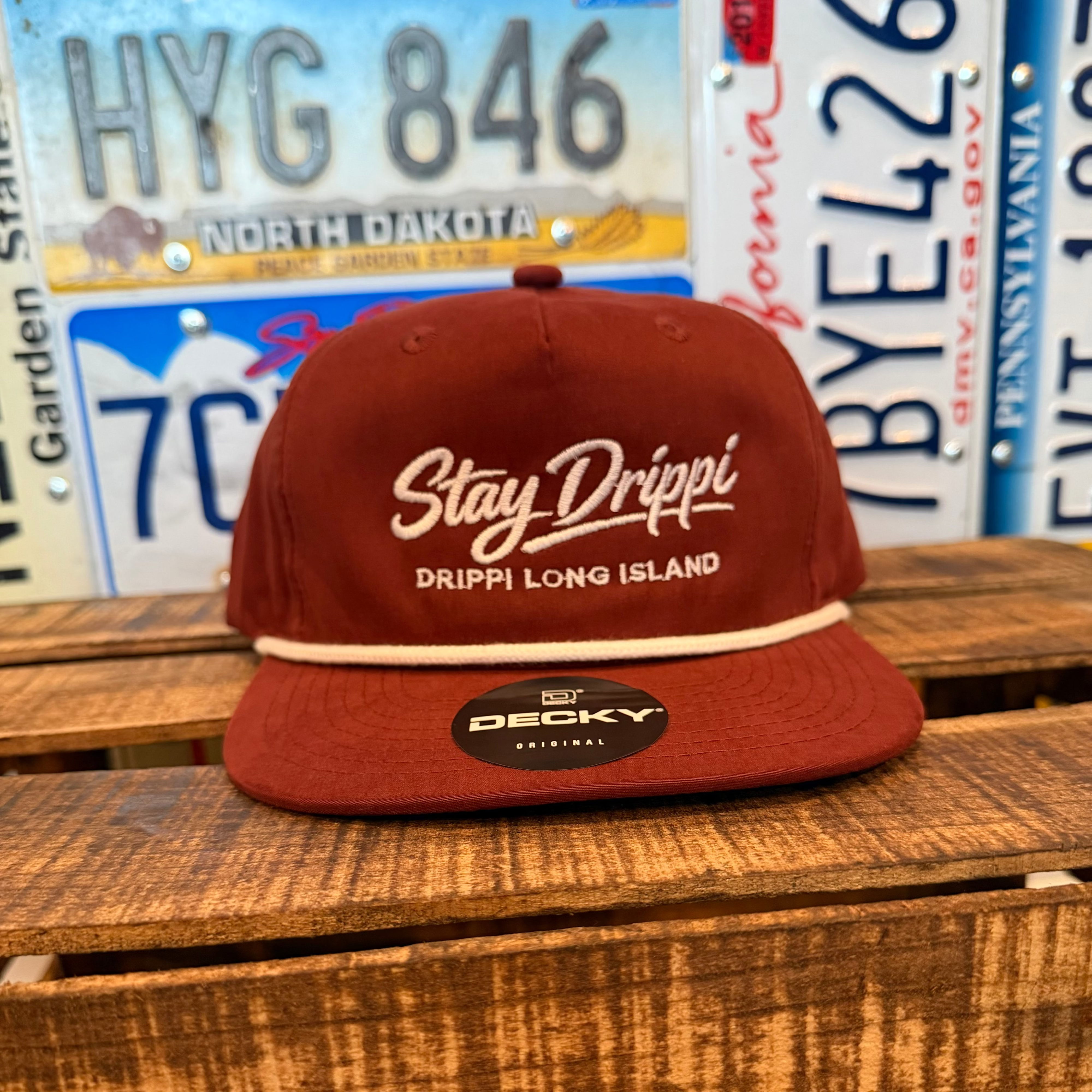 *NEW* "Stay Drippi" Embroidered Flat Bill Hat