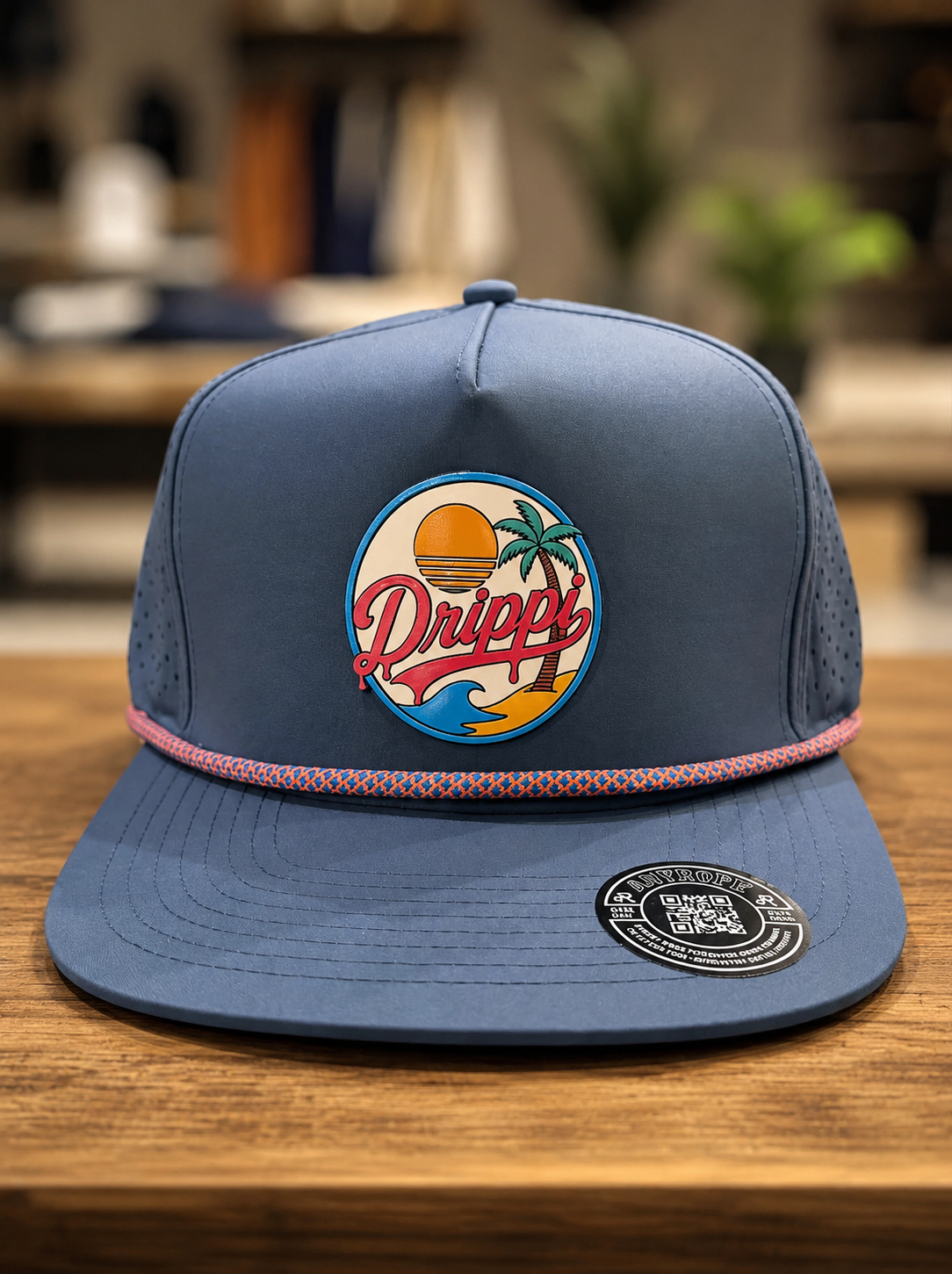 Coastal Drip Patch Hat