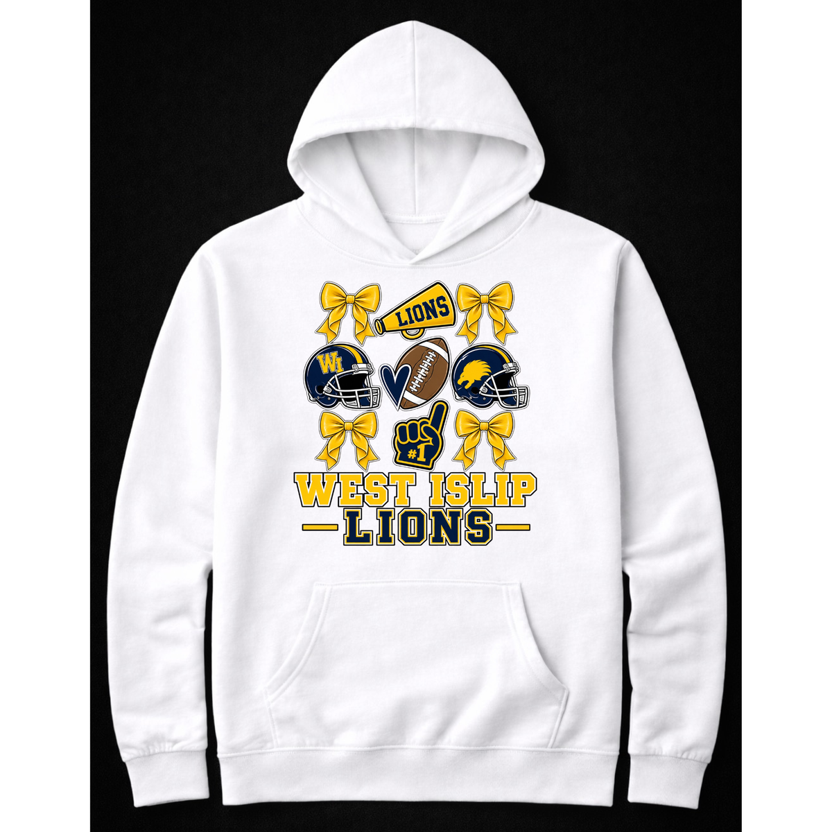 Lions Bows & Football