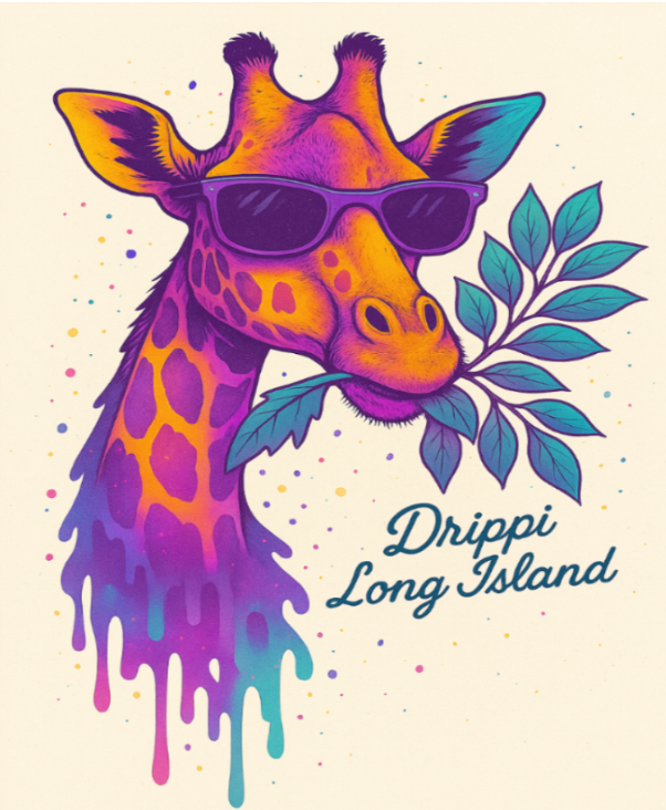 Drippi Giraffe Sticker