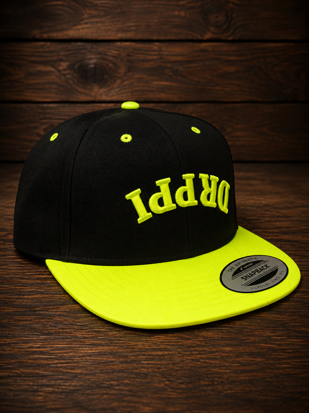 Youth Upside Down DRIPPI- 3D Puff Embroidered Flat Bill