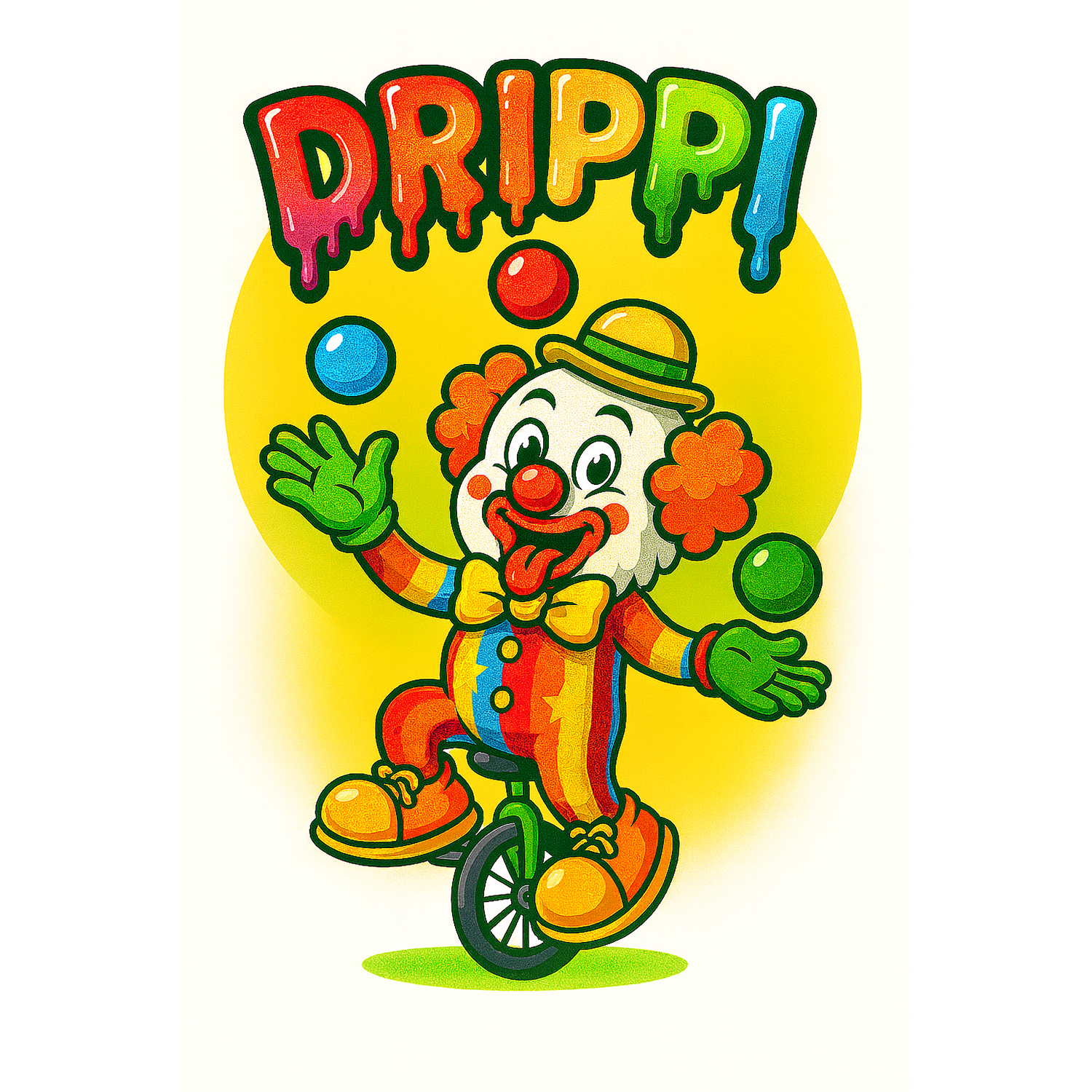 Clown Sticker