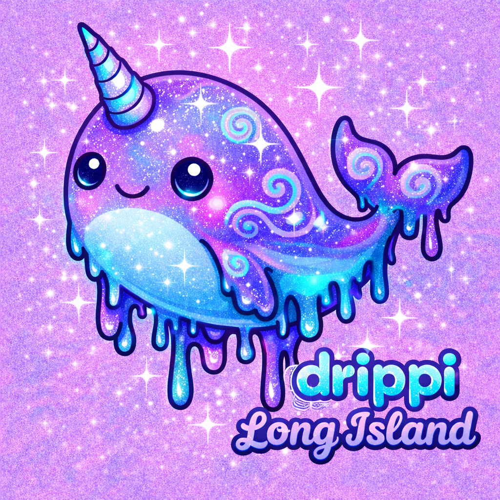 Narwhal Glitter Sticker