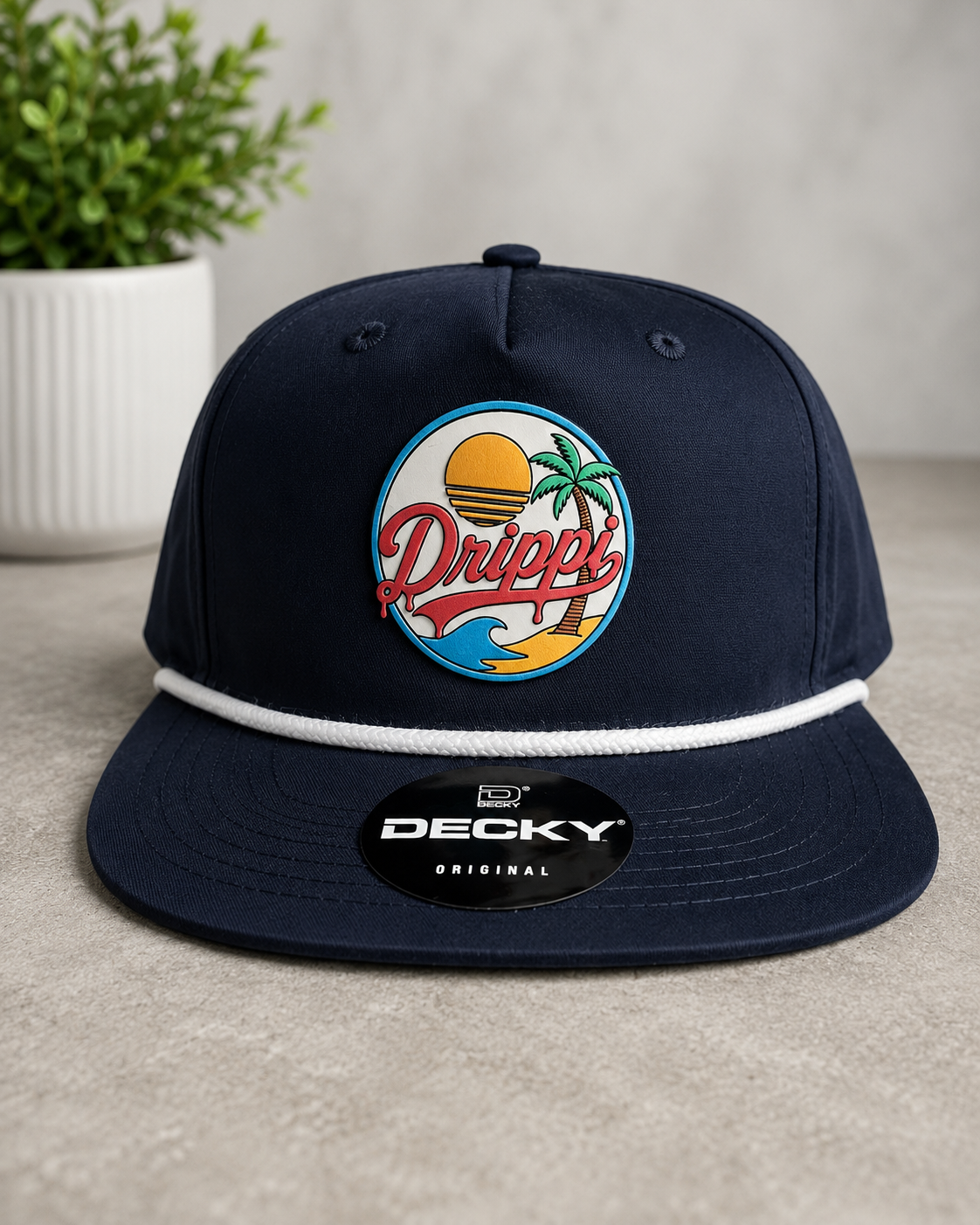 Coastal Drip Patch Hat