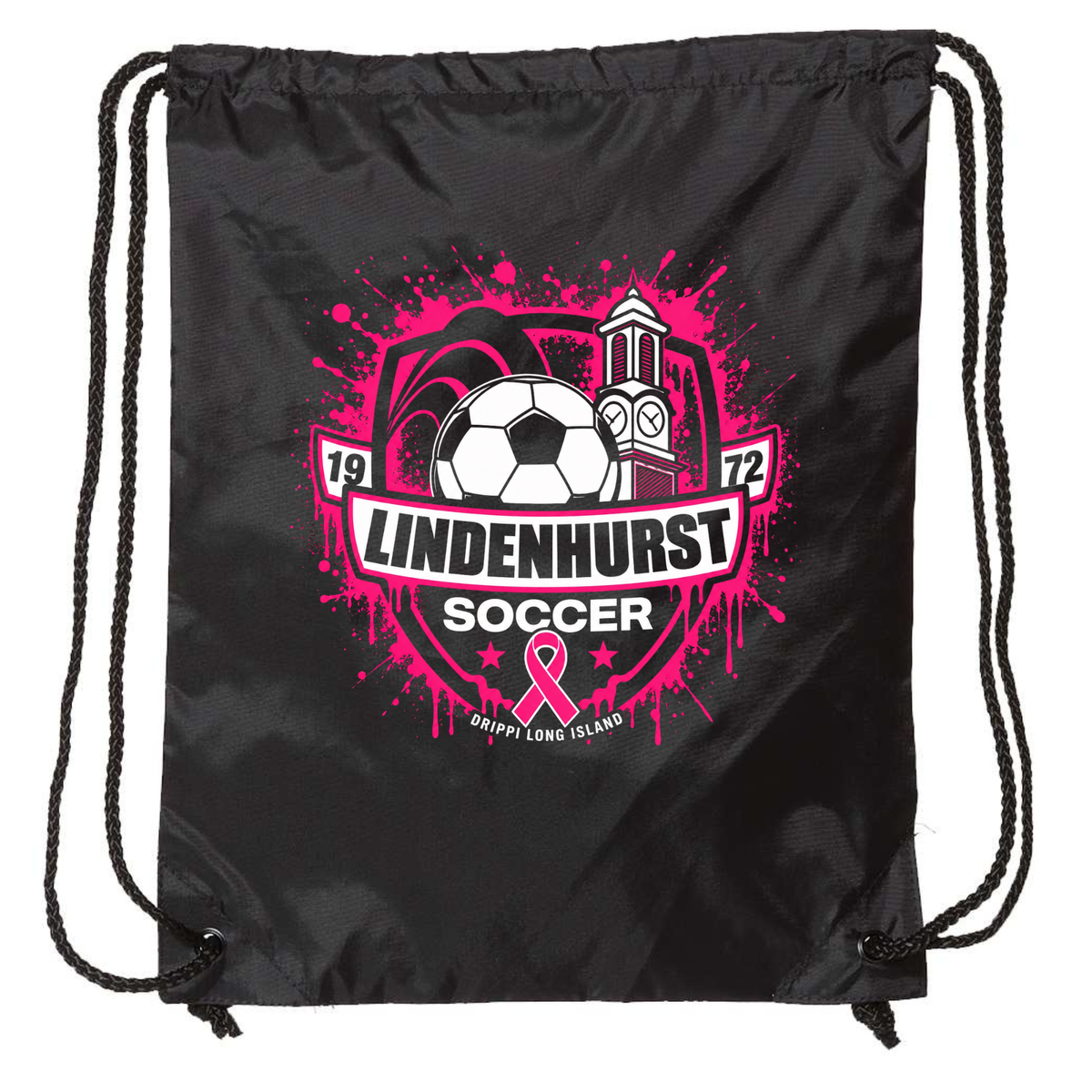 Lindy Soccer Drawstring Backpack